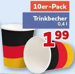 CENTERSHOP Trinkbecher Angebot