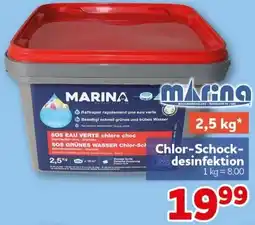 CENTERSHOP MARINA Chlor-Schockdesinfektion Angebot