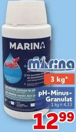 CENTERSHOP MARINA PH-Minus Granulat Angebot
