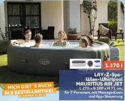 CENTERSHOP LAY-Z-Spa Wlan-Whirlpool MAURITIUS AIR JET Angebot
