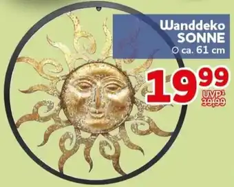 CENTERSHOP Wanddeko SONNE Angebot