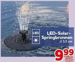 CENTERSHOP LED-Solar Springbrunnen Angebot