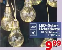 CENTERSHOP LED-Solar Lichterkette Angebot