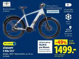Lidl ZUNDAPP E-Bike 27,5" Angebot