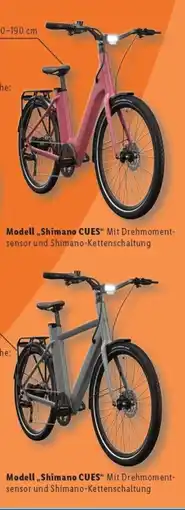 Lidl SHIMANO Modell, Shimano CUES" Angebot