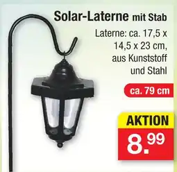 Zimmermann Solar-laterne mit stab Angebot
