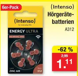 Zimmermann Intenso hörgerätebatterien a312 Angebot