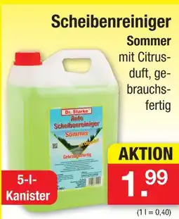Zimmermann Dr. starke scheibenreiniger sommer Angebot