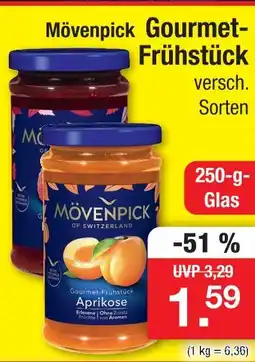 Zimmermann Mövenpick gourmet-frühstück Angebot