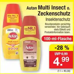 Zimmermann Autan multi insect Angebot