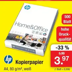 Zimmermann Hp home&office kopierpapier Angebot