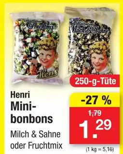 Zimmermann Henri mini-bonbons milch & sahne Angebot