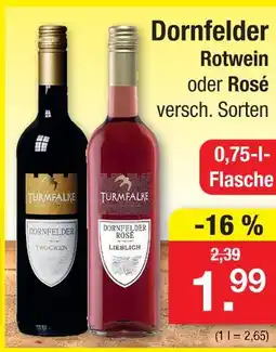 Zimmermann Turmfalke dornfelder rotwein Angebot