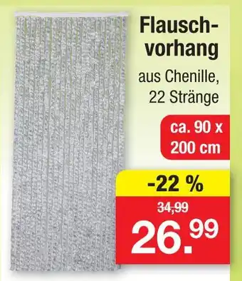 Zimmermann Flauschvorhang Angebot