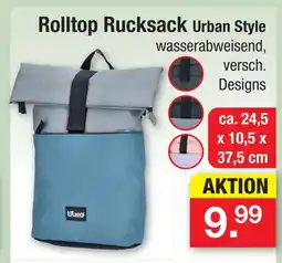 Zimmermann Rolltop rucksack urban style Angebot