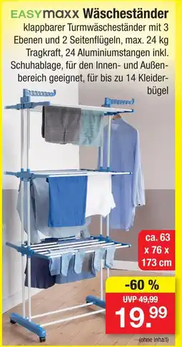 Zimmermann Easymaxx wäscheständer Angebot
