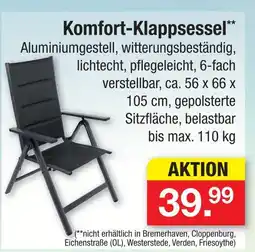 Zimmermann Komfort-klappsessel Angebot