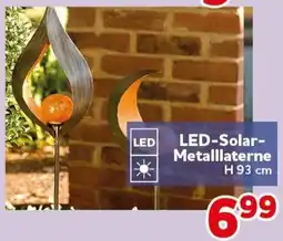 CENTERSHOP LED-Solar- Metalllaterne Angebot