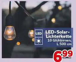 CENTERSHOP LED-Solar- Lichterkette Angebot