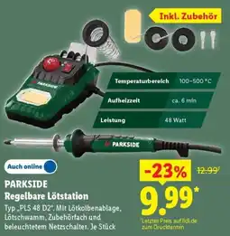 Lidl PARKSIDE Regelbare Lötstation Angebot