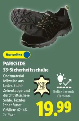 Lidl PARKSIDE S3-Sicherheitsschuhe Angebot