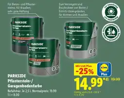 Lidl PARKSIDE Pflasterstein-/ Garagenbodenfarbe Angebot