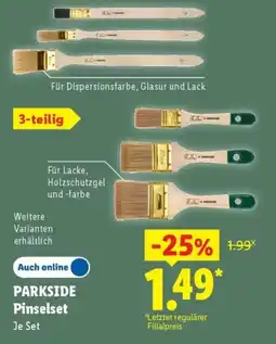 Lidl PARKSIDE Pinselset Angebot