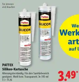 Lidl PATTEX Silikon-Kartusche Angebot