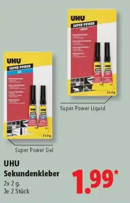 Lidl UHU Sekundenkleber Angebot