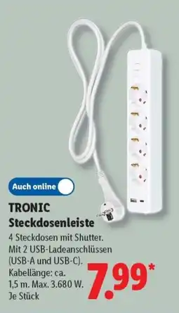 Lidl TRONIC Steckdosenleiste Angebot