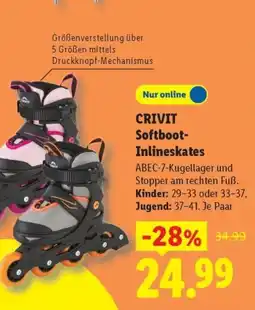 Lidl CRIVIT Softboot- Inlineskates Angebot