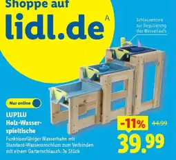 Lidl LUPILU Holz-Wasserspieltische Angebot