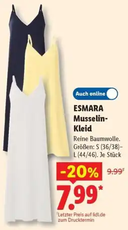 Lidl ESMARA Musselin- Kleid Angebot