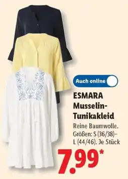 Lidl ESMARA Musselin- Tunikakleid Angebot
