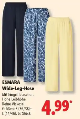 Lidl ESMARA Wide-Leg-Hose Angebot