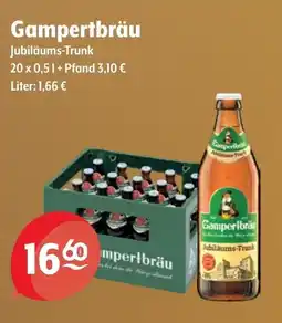 Getränke Hoffmann Gampertbräu Jubiläums-Trunk Angebot