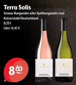 Getränke Hoffmann Terra Solis Grauer Burgunder oder Spätburgunder rosé Angebot