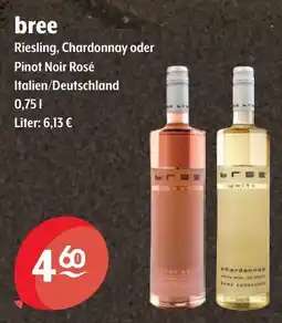 Getränke Hoffmann bree Riesling, Chardonnay oder Pinot Noir Rosé Angebot