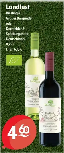 Getränke Hoffmann Landlust Riesling & Grauer Burgunder oder Dornfelder & Spätburgunder Angebot