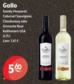 Getränke Hoffmann Gallo Family Vineyards Cabernet Sauvignon, Chardonnay oder Grenache Rosé Angebot