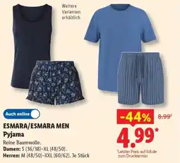Lidl ESMARA/ESMARA MEN Pyjama Angebot