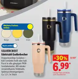 Lidl SILVERCREST Edelstahl-Isolierbecher Angebot