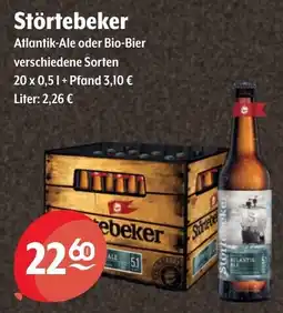 Getränke Hoffmann Störtebeker Atlantik-Ale oder Bio-Bier Angebot