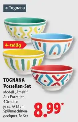 Lidl TOGNANA Porzellen-Set Angebot