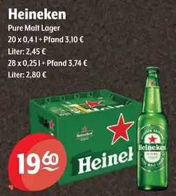 Getränke Hoffmann Heineken Pure Malt Lager Angebot