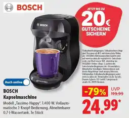 Lidl BOSCH Kapselmaschine Angebot