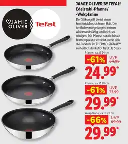 Lidl JAMIE OLIVER BY TEFAL Edelstahl-Pfanne/ -Wokpfanne Angebot