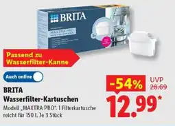 Lidl BRITA Wasserfilter-Kartuschen Angebot