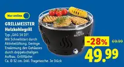Lidl GRILLMEISTER Holzkohlegrill Angebot