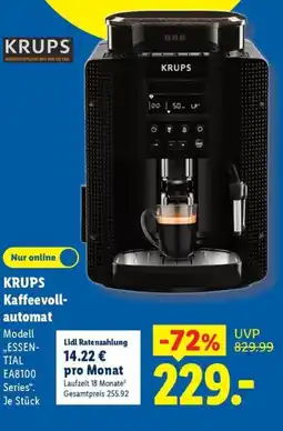 Lidl KRUPS Kaffeevollautomat Angebot